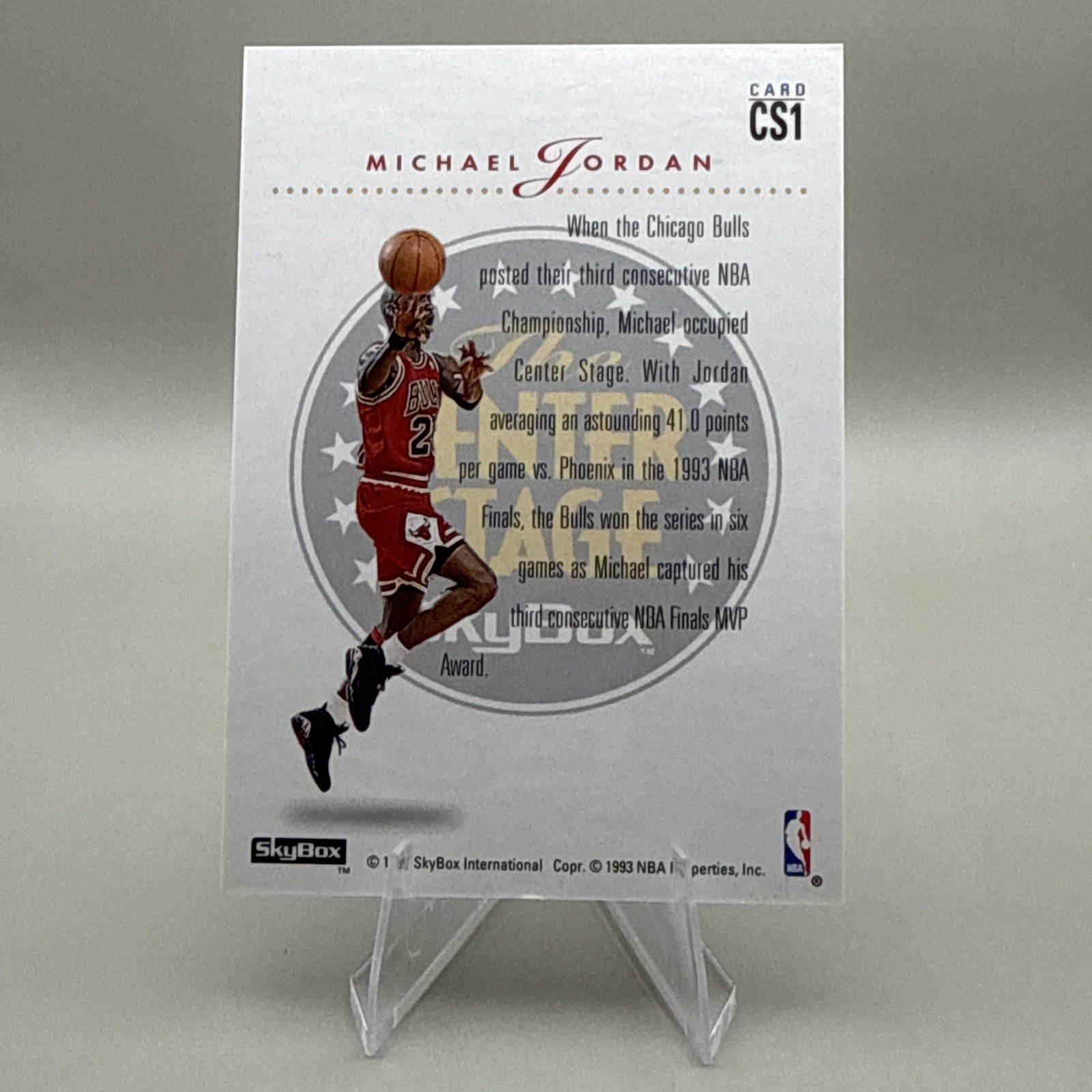 1993-94 Skybox Premium – The Center Stage Michael Jordan #CS1