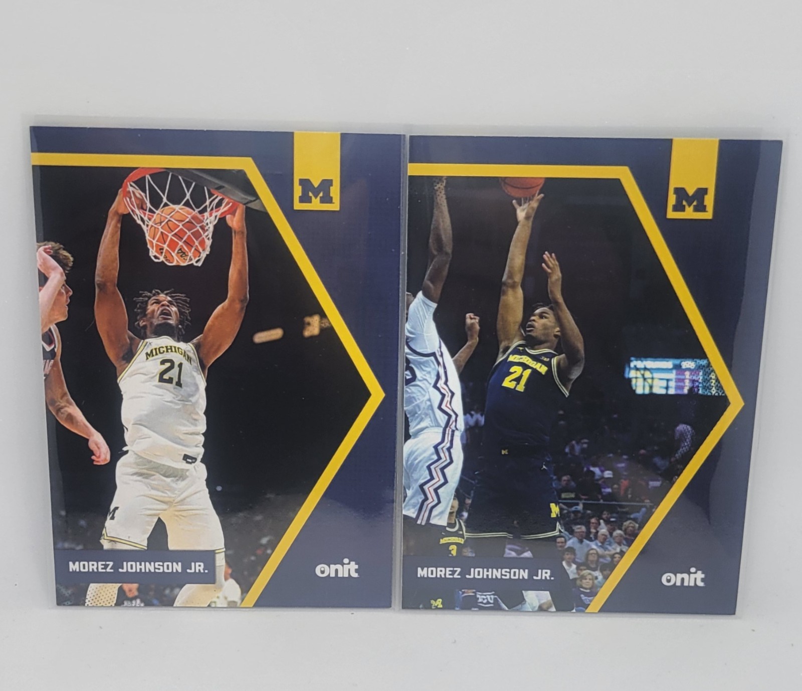 💥 2025-2026 ONIT Morez Johnson Jr Michigan Basketball Base & Variation