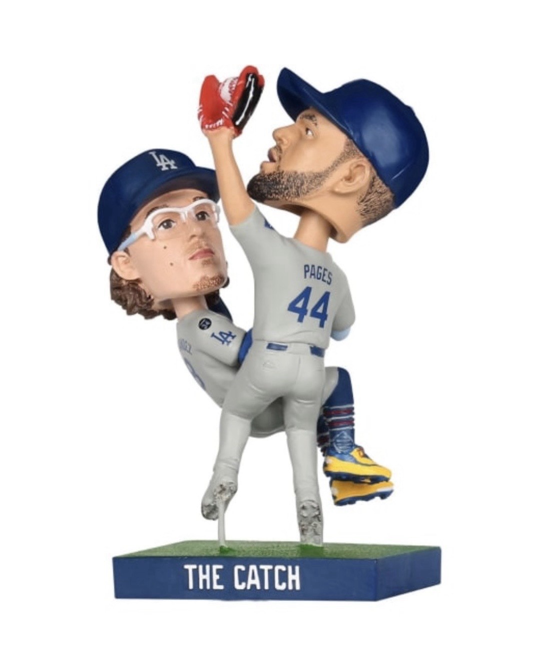 Dodgers SGA PRESALE 9/6 Andy Pages/Kike Hernandez – The Catch Bobblehead