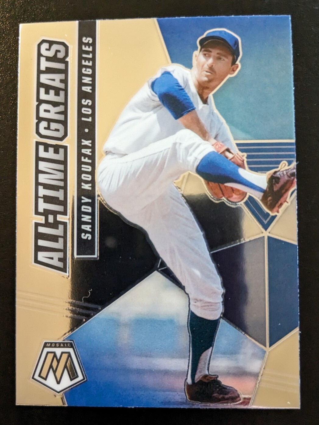 2021 Panini Mosaic Baseball Sandy Koufax All-Time Greats Insert #ATG1 Dodgers