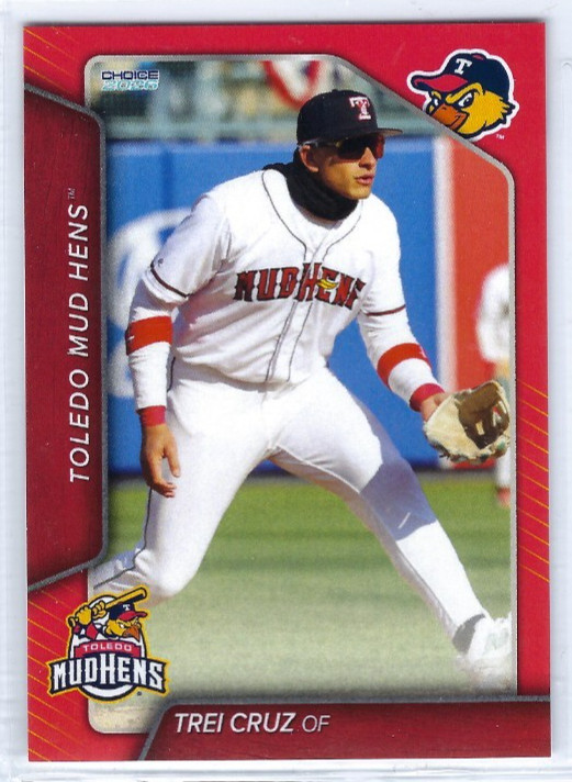 2026 Toledo Mud Hens (Triple-A Detroit Tigers) Trei Cruz RED 16/25