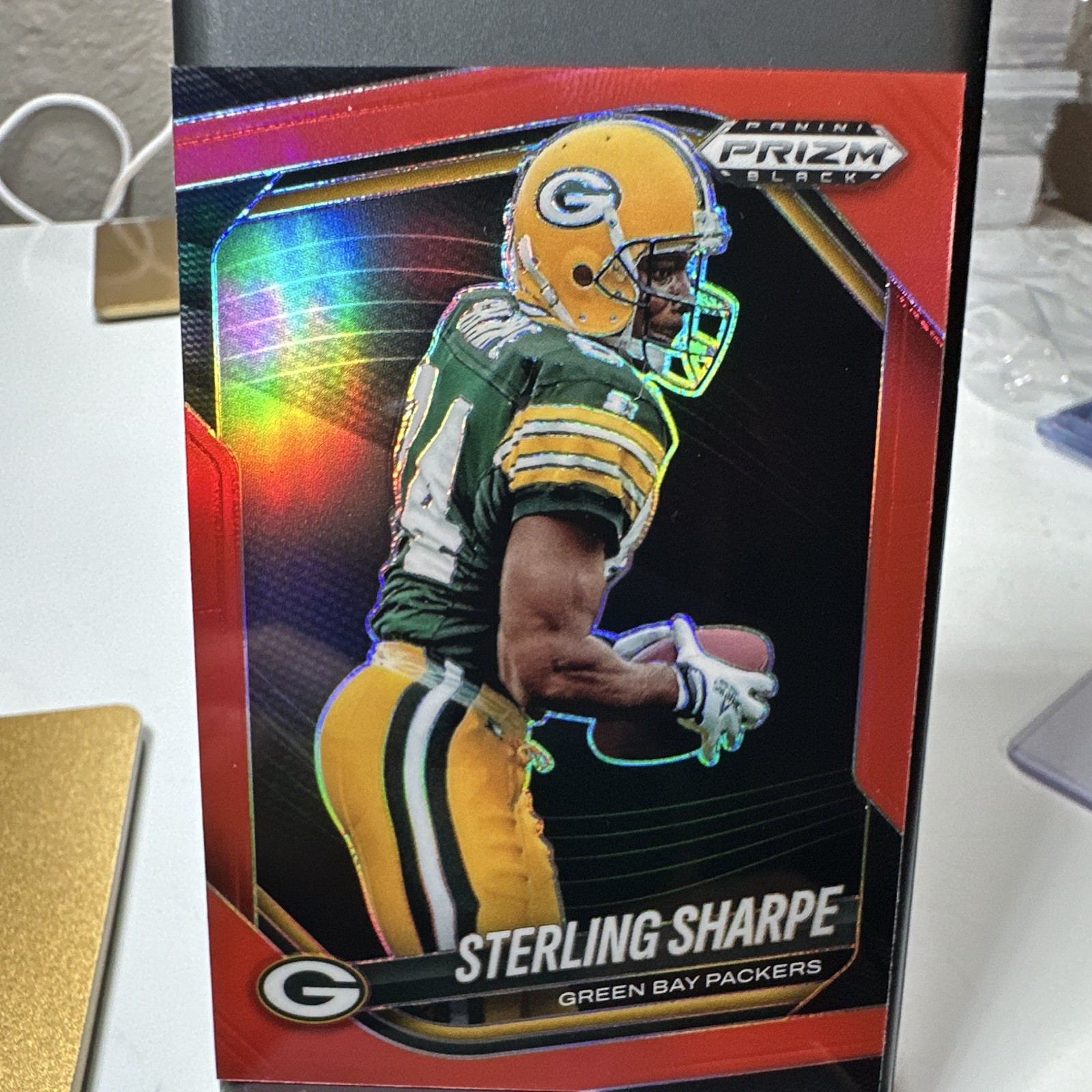 Panini 2025 Prizm Black Sterling Sharpe Packers #63 Numbered 79/112