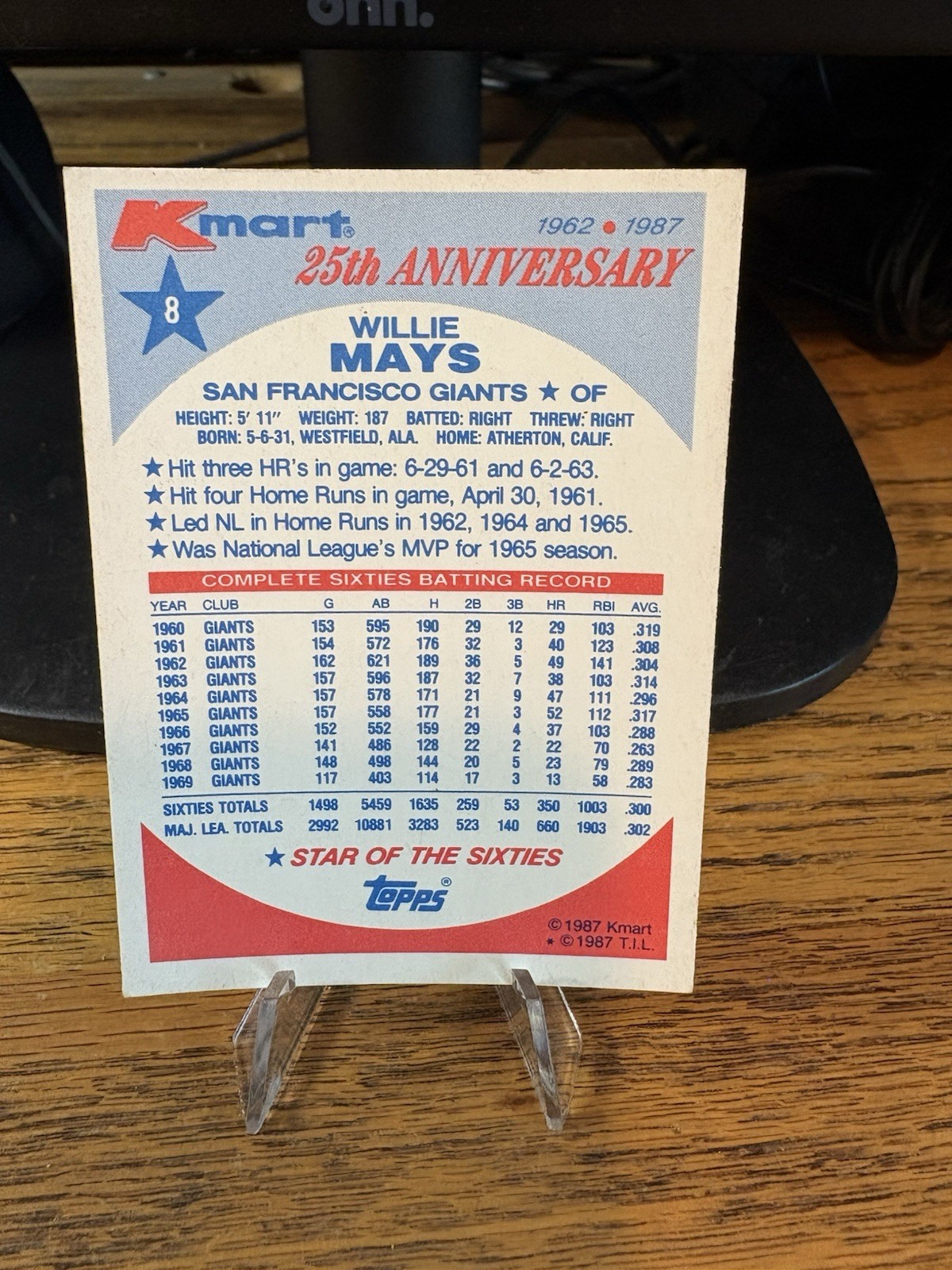 1987 Topps Kmart 25th Anniversary Baseball Cards Lot 21 STARS-HALL OF FAMERS