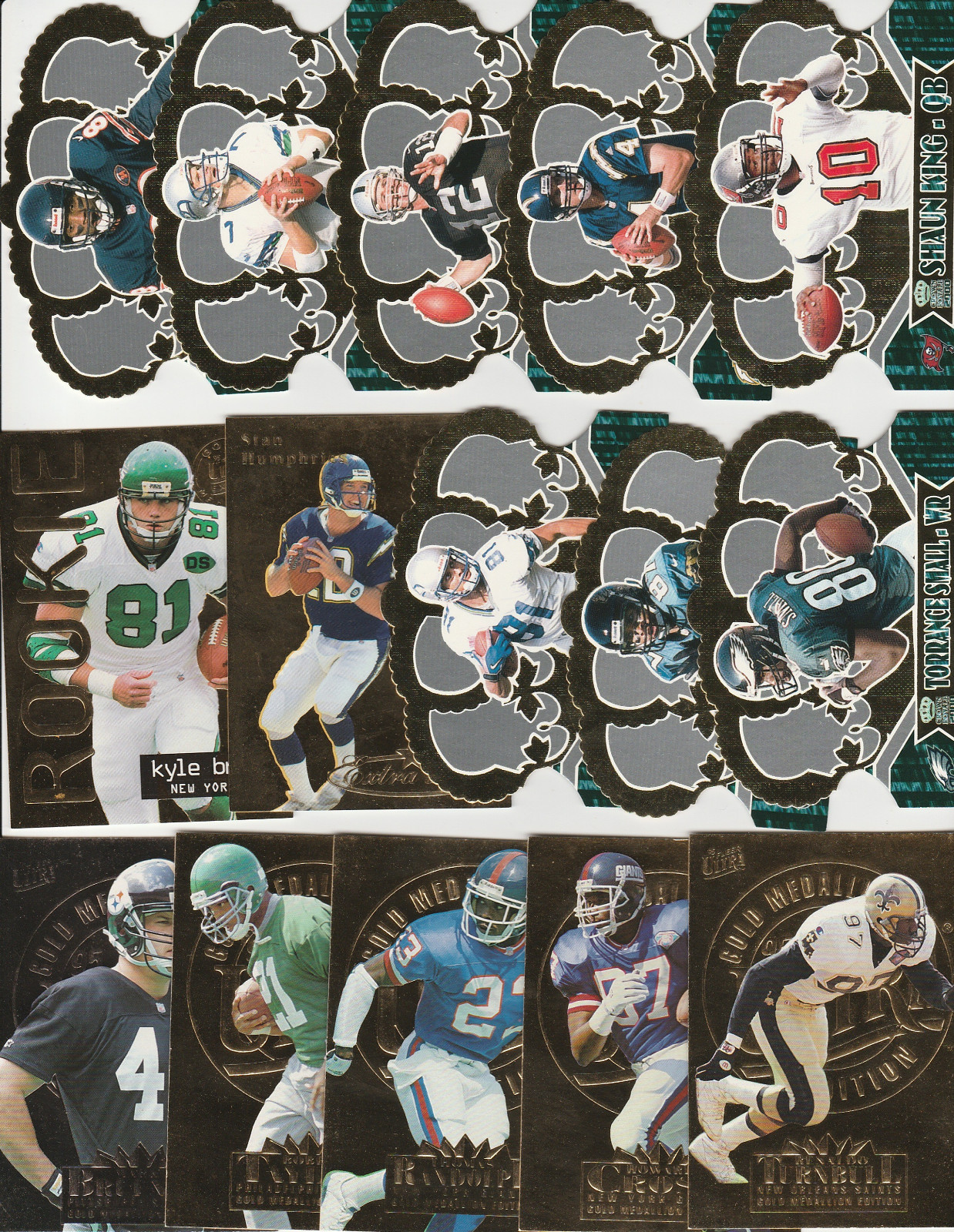 HUGE INSERT LOT (152) ALL SHOWN 90’S- EARLY 00’S STARS HALL OF FAMERS ROOKIES ++