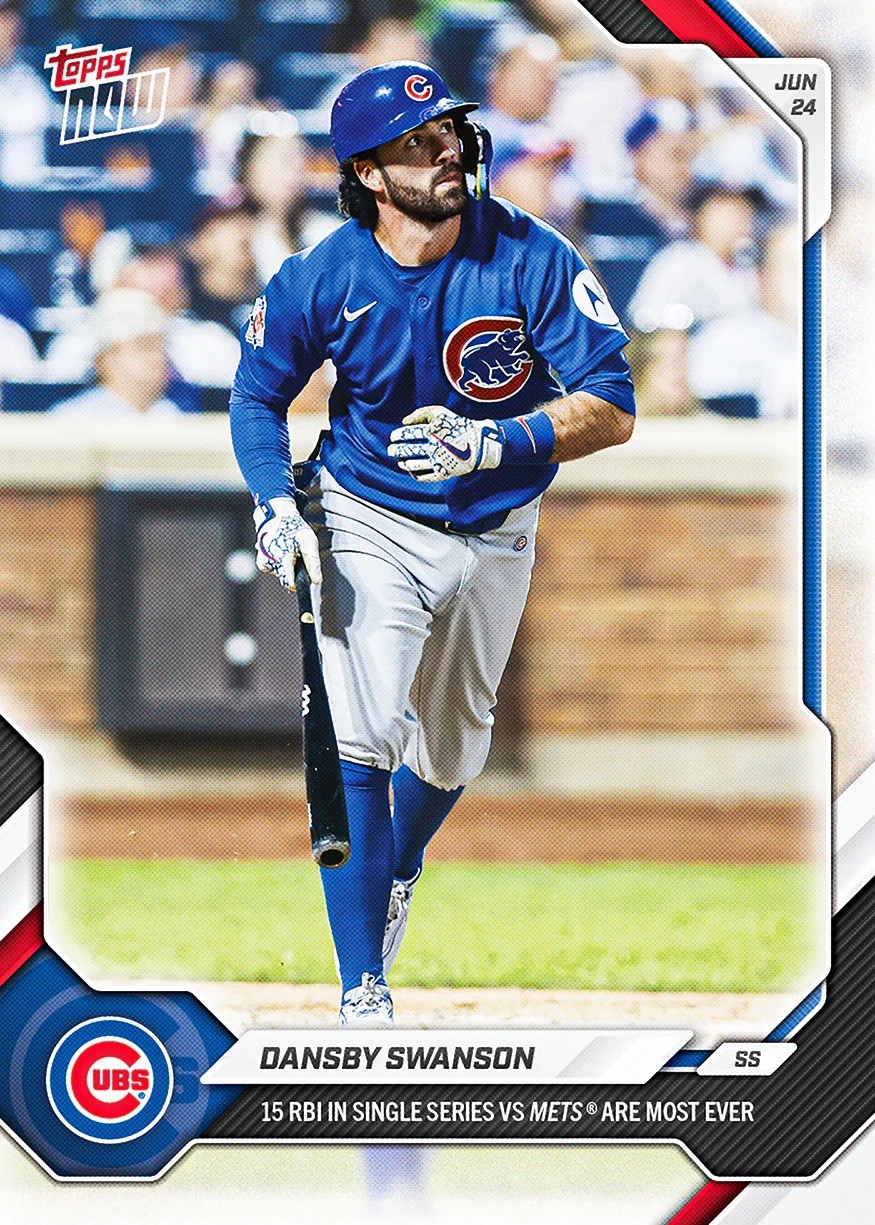 2026 Topps Now – MLB #375 – Dansby Swanson – Chicago Cubs – *PRESALE*