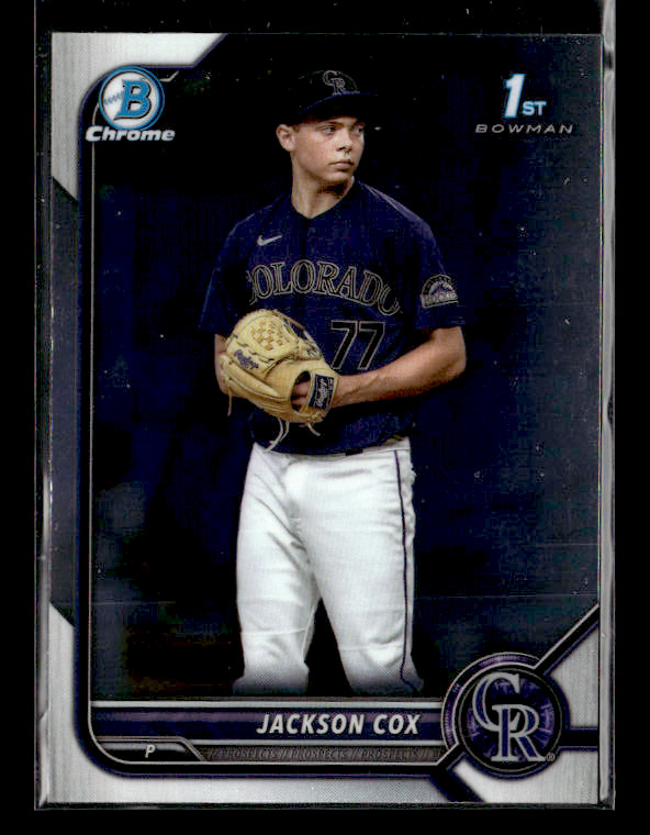 2022 Bowman Draft #BDC-174 Jackson Cox Chrome