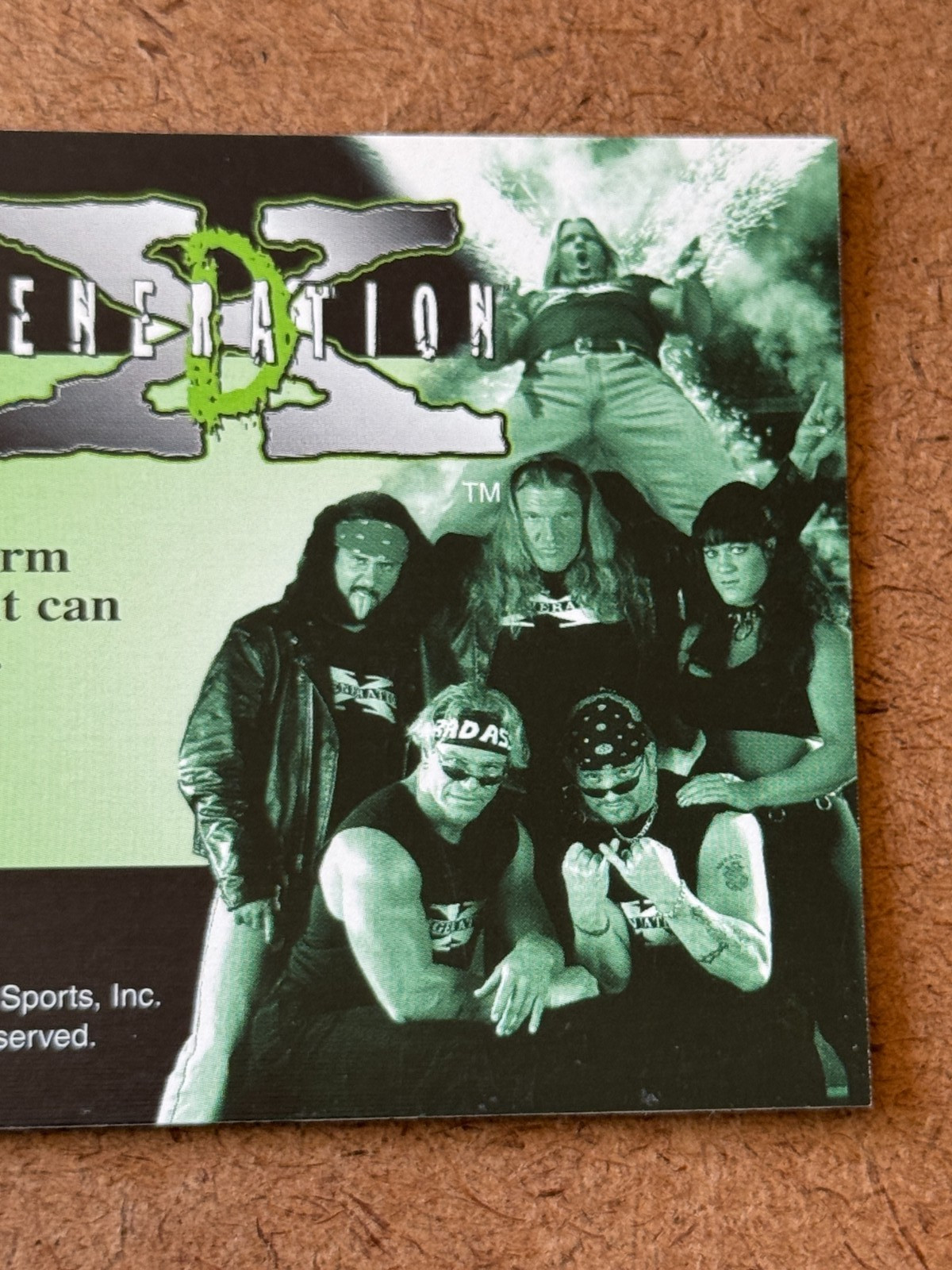 1999 Artbox WWE #23 Lenticular 3D Card D-Generation-X Raw is War HHH Chyna X-PAC