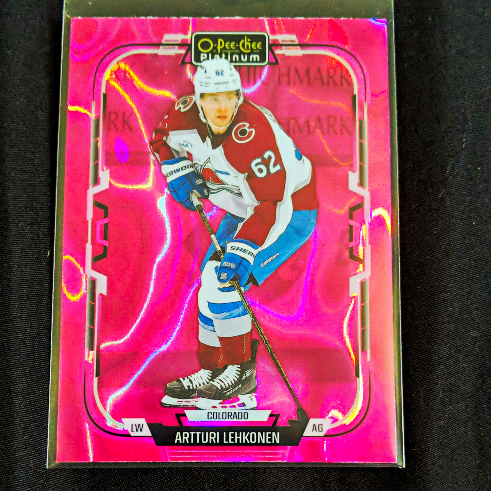 Upper Deck O-Pee-Chee Platinum Lehkonen #177 Avalanche Pink Magma