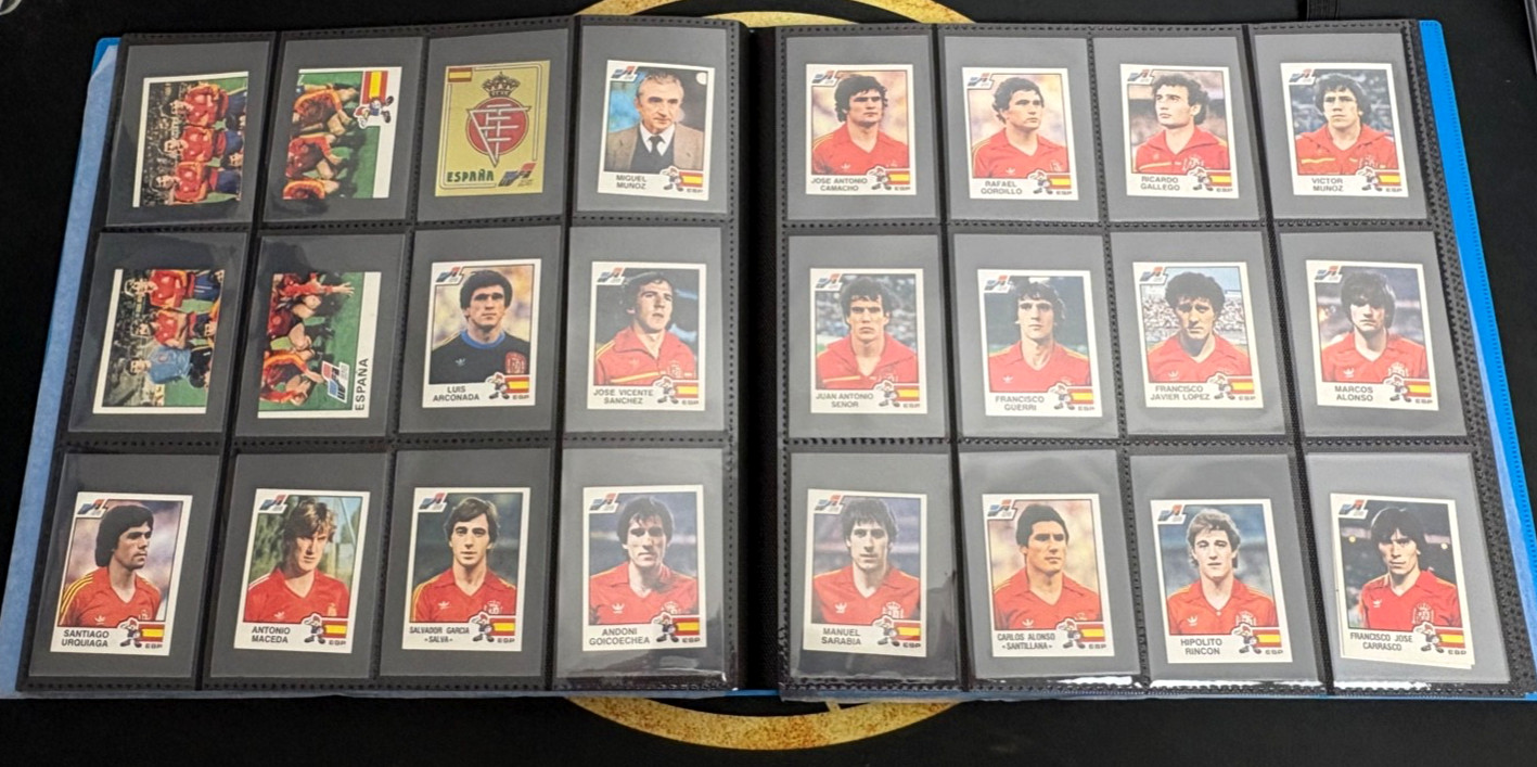 1984 Panini EURO 84 France Complete Loose Non-stuck Sticker Collection + Packet
