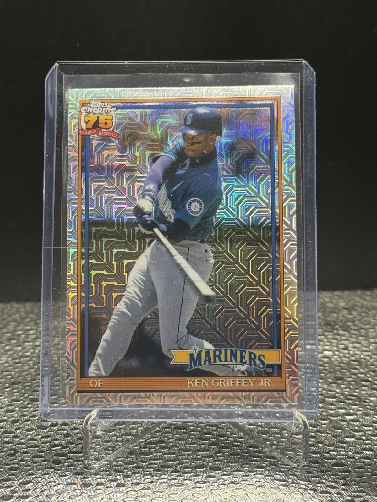 Ken Griffey Jr 2026 Topps Series 1 #91C-51. Silver Pack Mojo Refractor Mariners