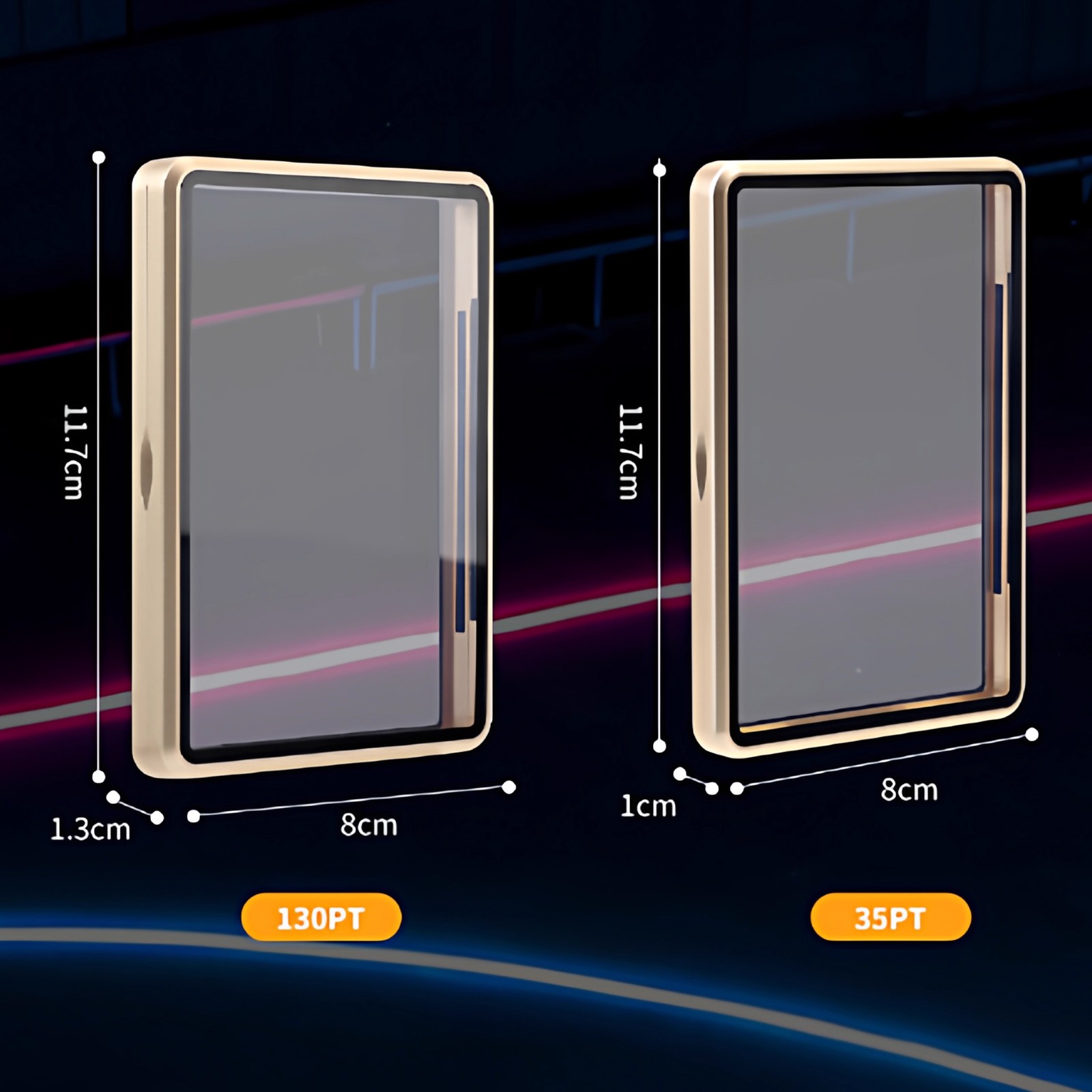 One Magnetic Trading Card Protector Ultra Metal Touch for PRO 35/130PT Slab