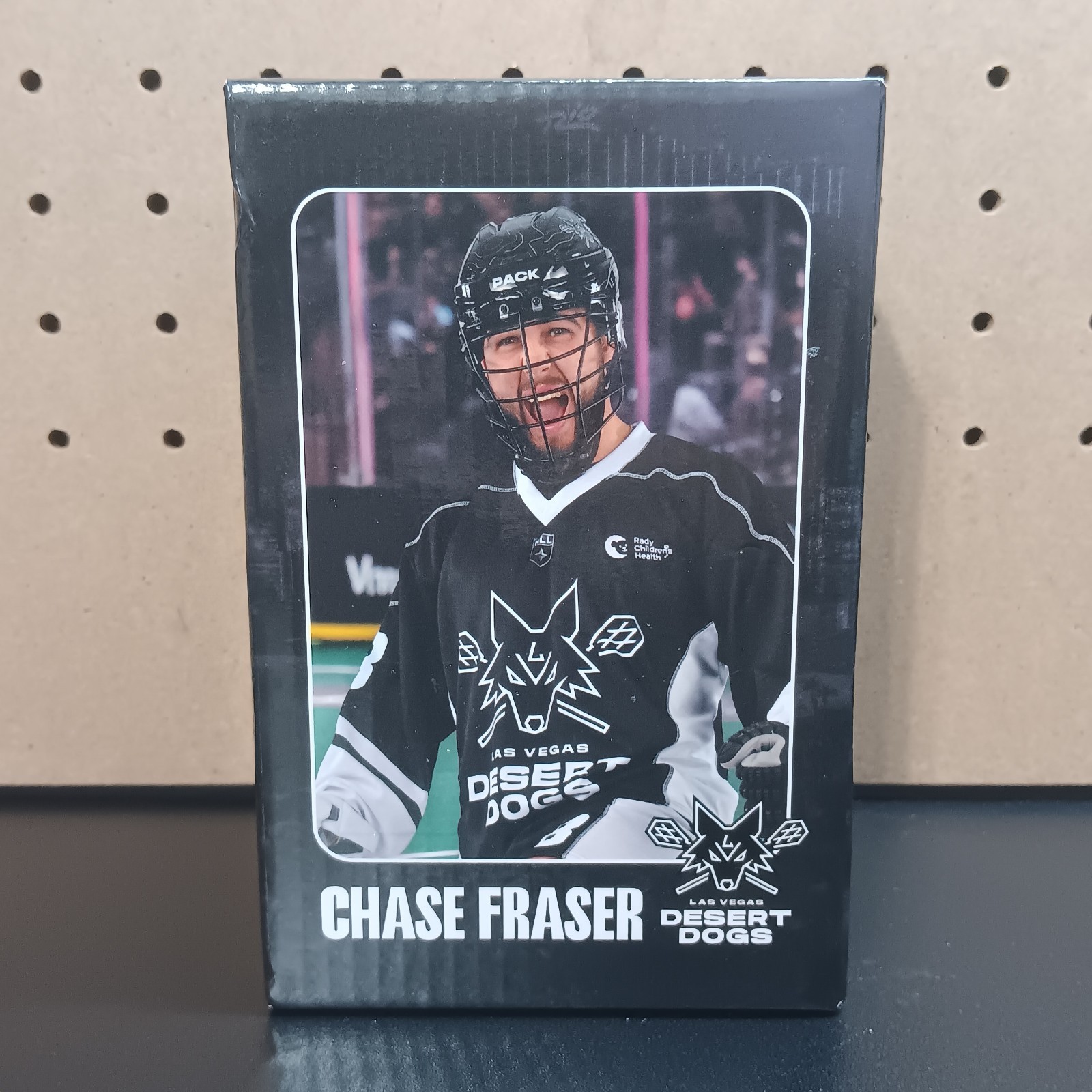 Las Vegas Desert Dogs Lacrosse Chase Fraser 2025 Bobblehead NLL Buffalo Bandits