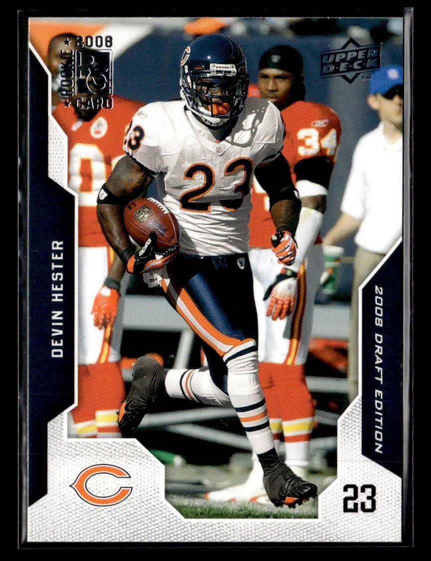 2008 Upper Deck Draft Edition #118 Devin Hester Card Chicago Bears