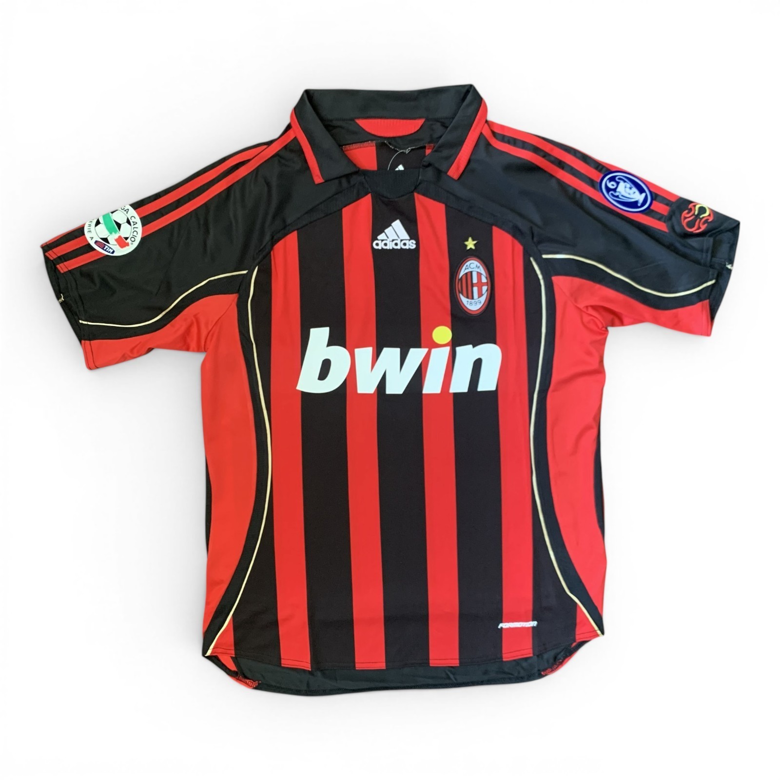 Paolo Maldini #3 AC Milan 2006/2007 Home Retro Jersey – Mens Large – New