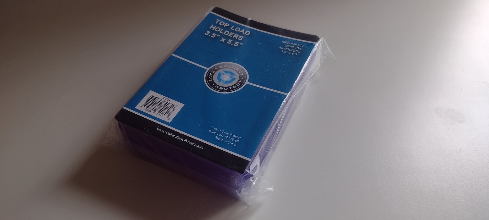 CSP 3.5×5.5 Rigid Top Load Protector Package of 25 New NIP High Impact