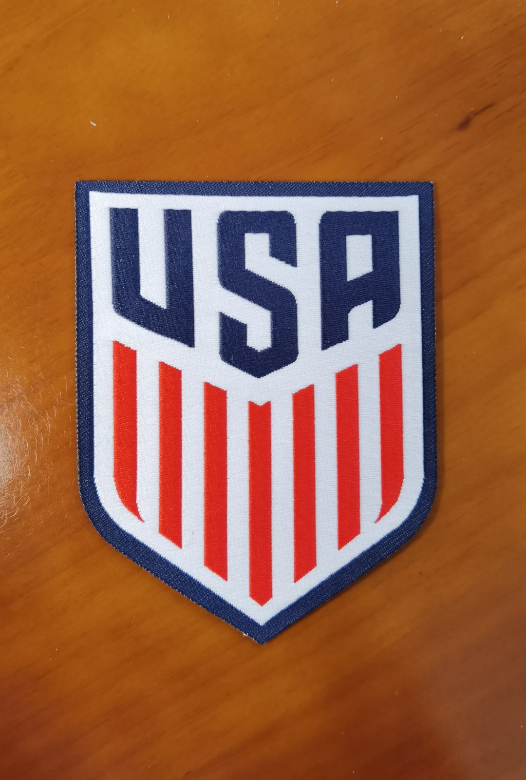 2 Pcs USA United States Player Size Soccer Football Jersey Iron On Patch Badge