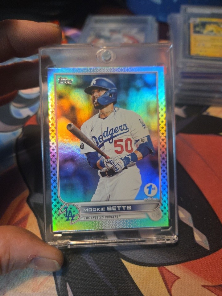 2022 Topps Series 1 1st Edition – Mookie Betts #50 Platinum Stars 1/1