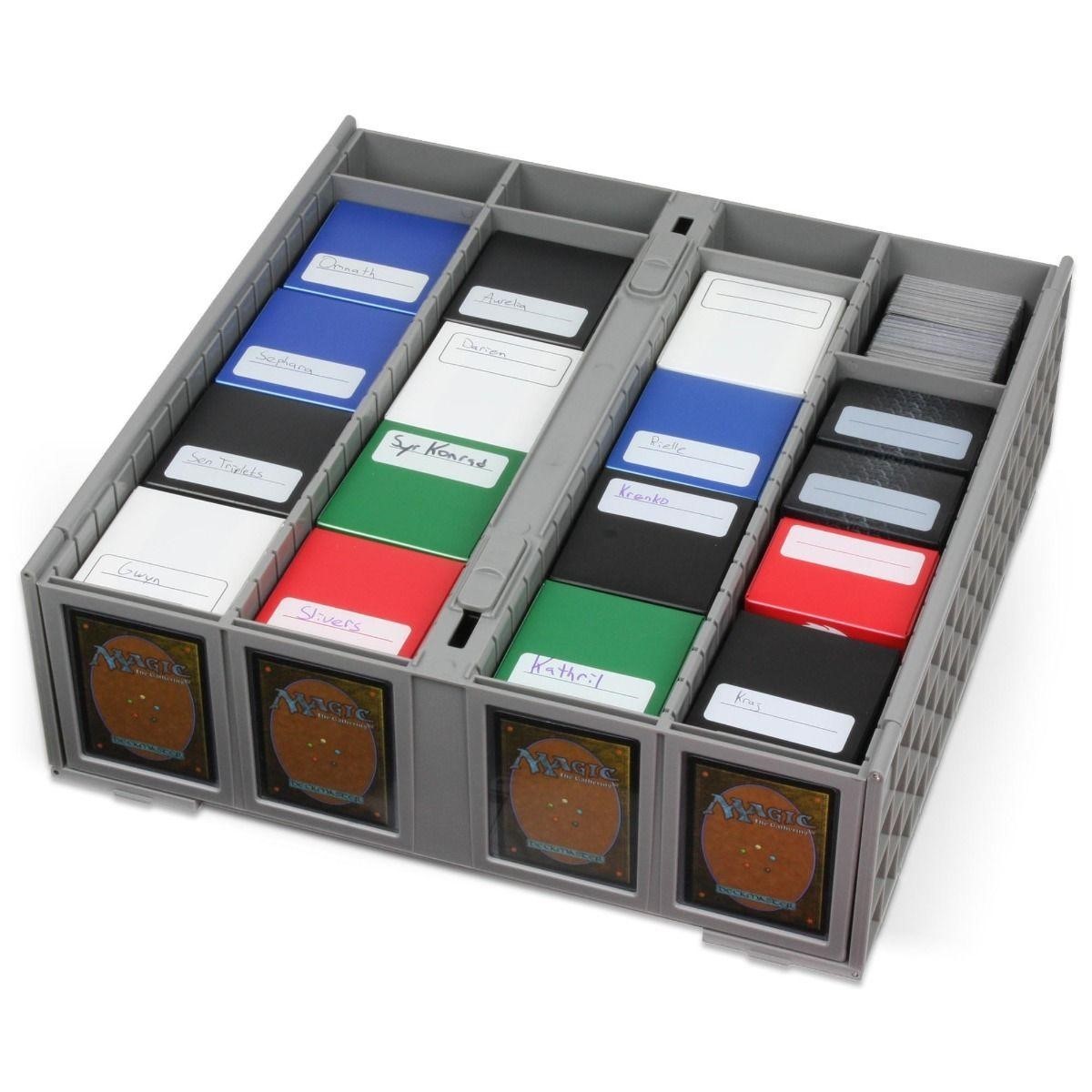 BCW Collectible Card Bin Hold Gaming Sport Toploaders Magnetic / Deck 3200 Box