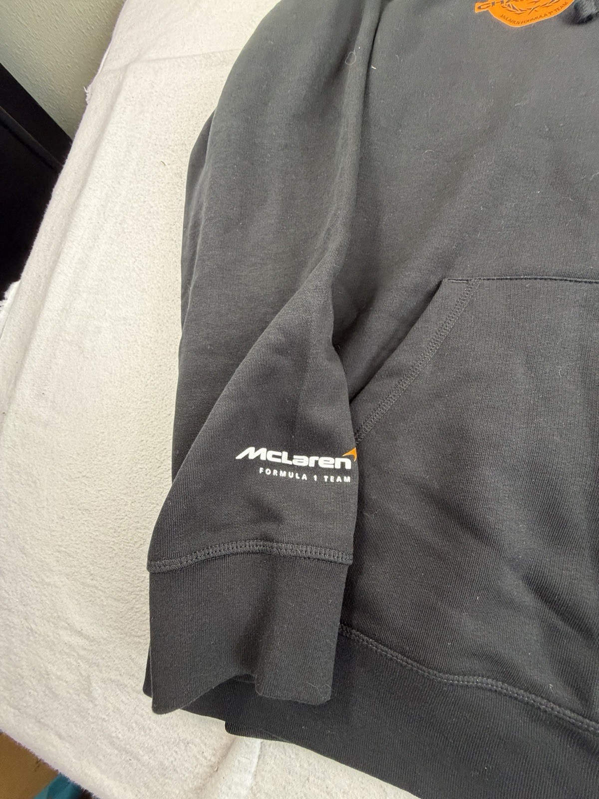 McLaren Formula 1 Team Sweatshirt Mens Black F1 Racing Castore Hoodie 2XL New