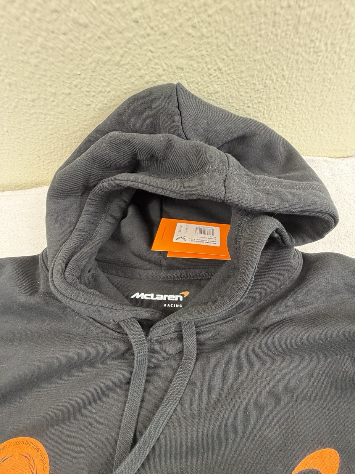 McLaren Formula 1 Team Sweatshirt Mens Black F1 Racing Castore Hoodie 2XL New