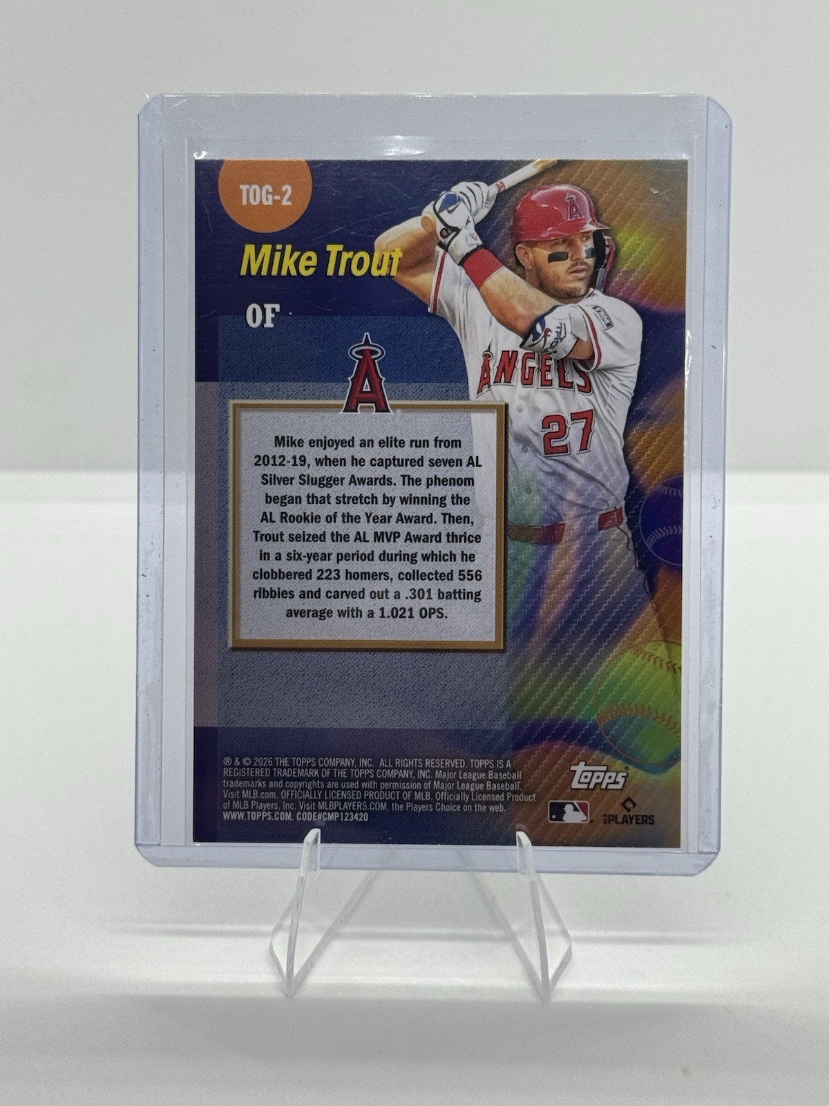 2026 Topps Series 1 – Titans of the Game Mike Trout #TOG-2