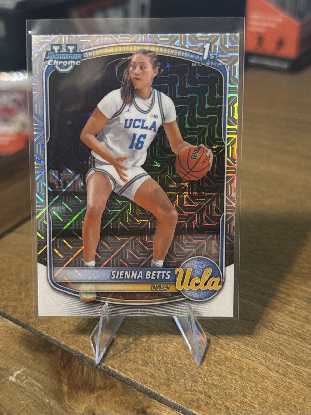 2025-2026 WNBA Bowman Chrome Mojo 1st Bowman Sienna Betts BCP-13 UCLA