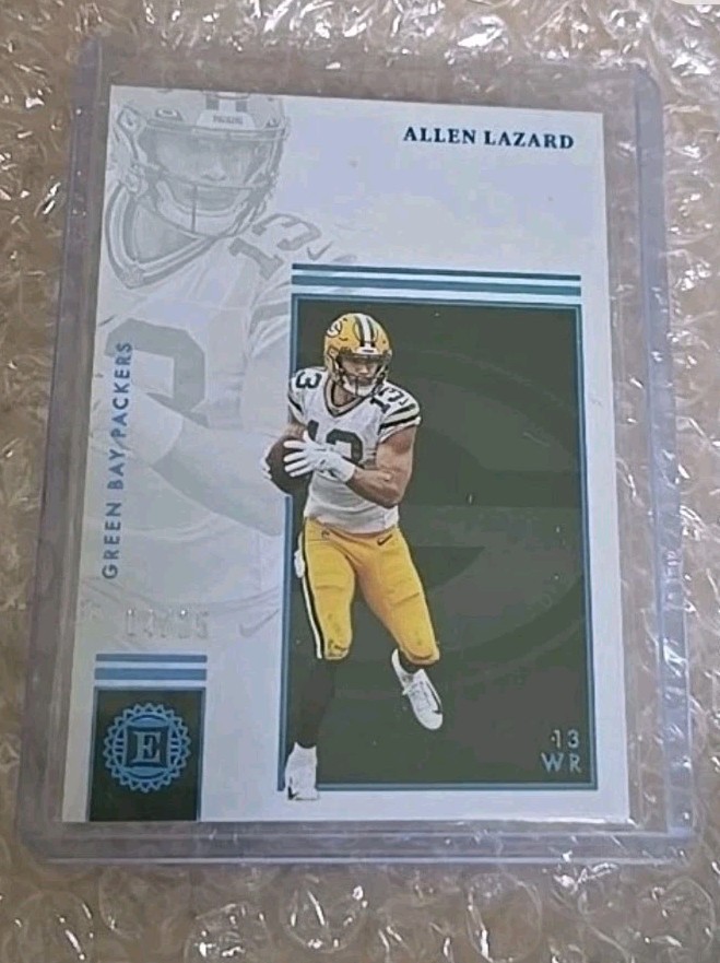 2022 Encased Allen Lazard parallel 4/25 PACKERS
