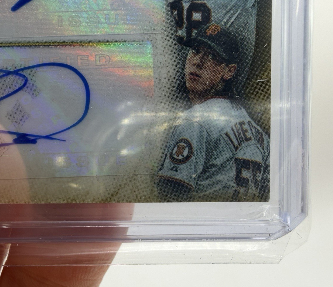 2020 Topps Triple Threads Will Clark Buster Posey Tim Lincecum Auto Relic /9