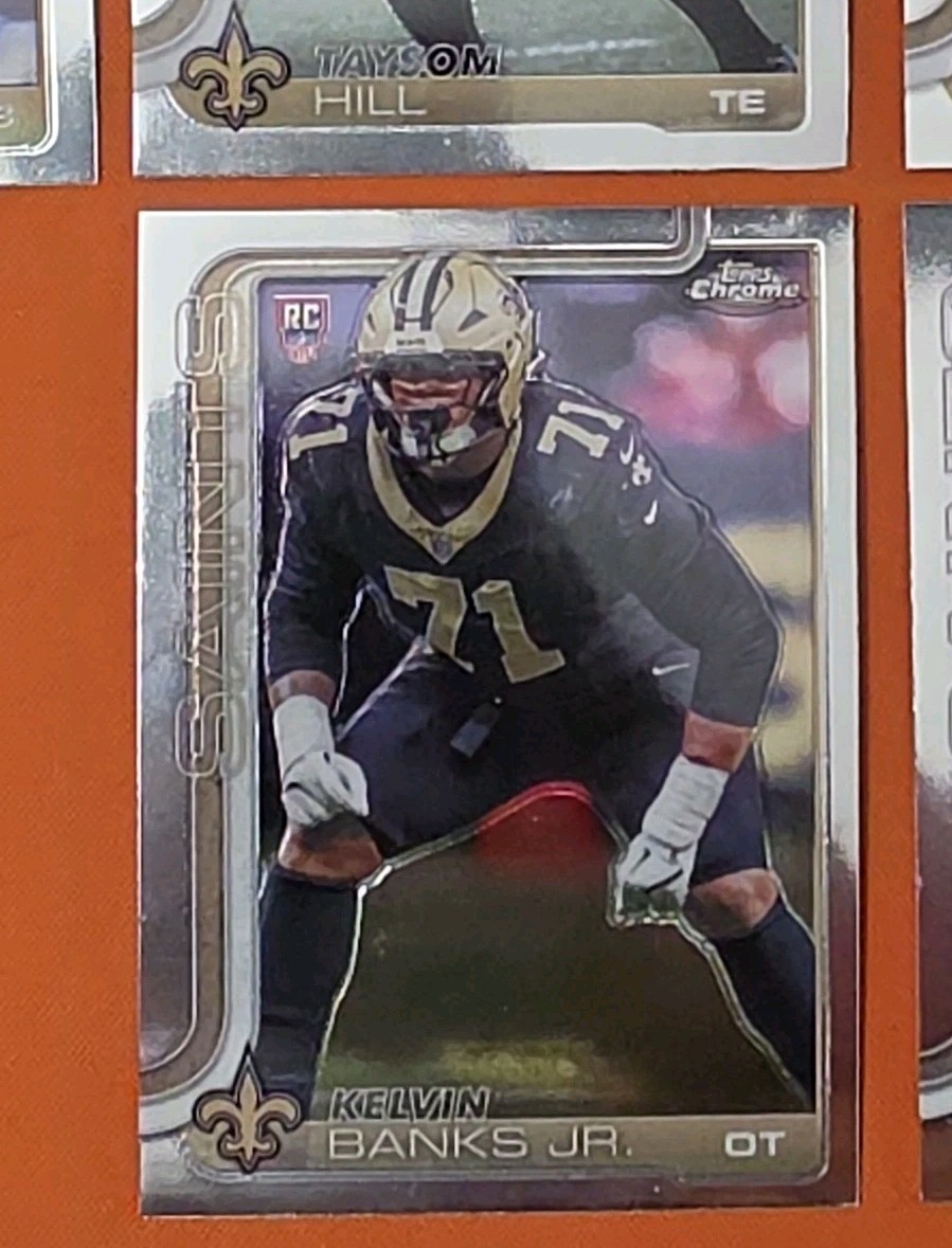 ⚫️⚜️⚫️ 2025 TOPPS CHROME NEW ORLEANS SAINTS COMPLETE BASE TEAM SET (13 CARD LOT)