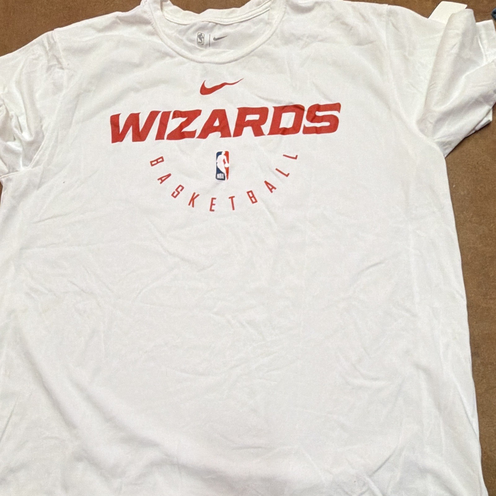 Nike Dri-FIT Washington Wizards NBA Officially Licensed Basketball Shirt – White