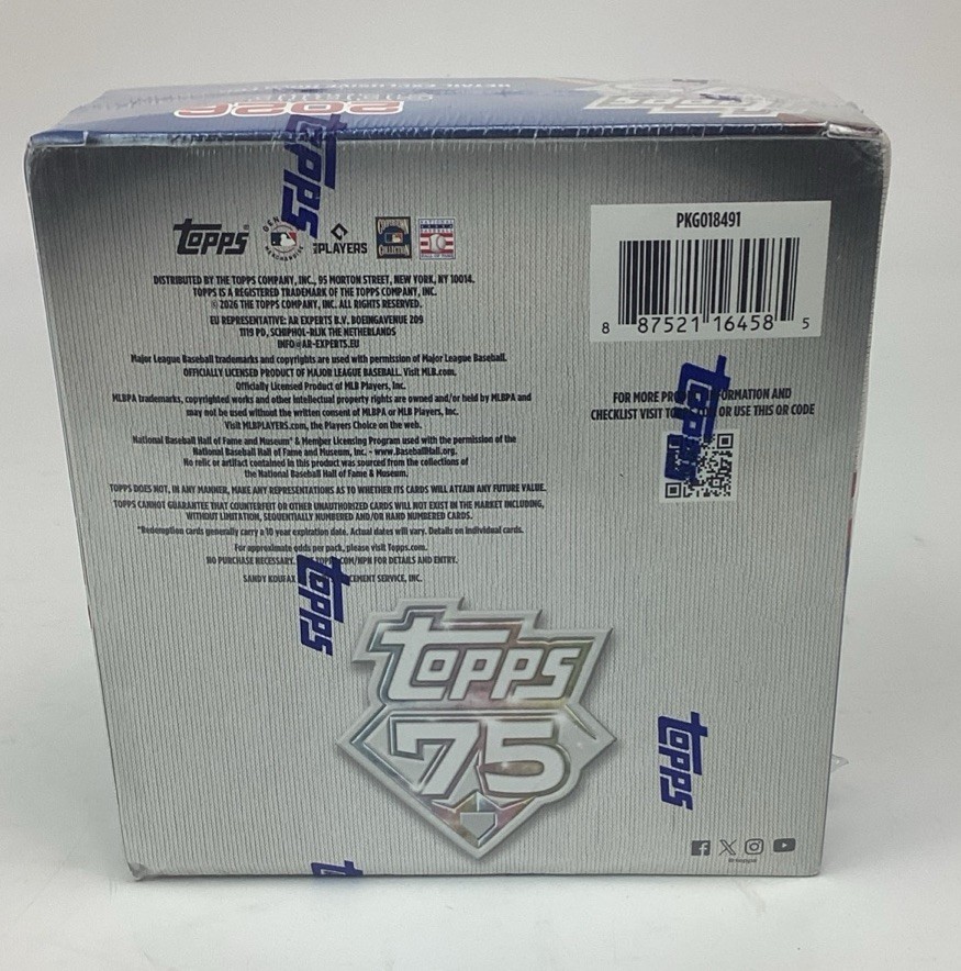 2026 Topps 75 MLB Series 2 Baseball Trading Card Mega Box Factory Sealed