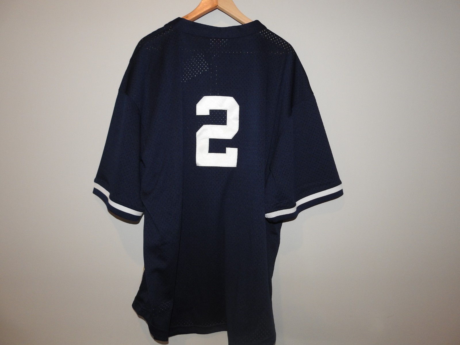 Mitchell & Ness New York Yankees #2 Baseball Jersey New Mens Big & Tall $115