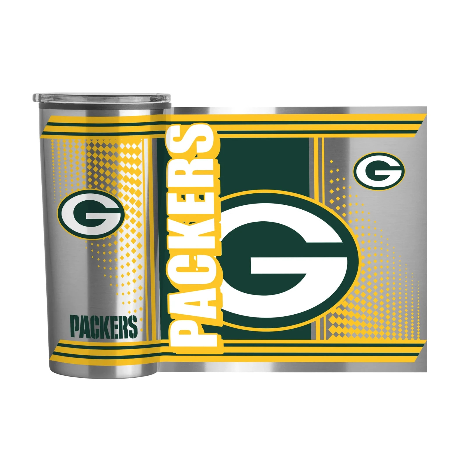 Green Bay Packers Hero 20oz Stainless Insulated Tumbler NFL BRAND NEW FREE SHIP