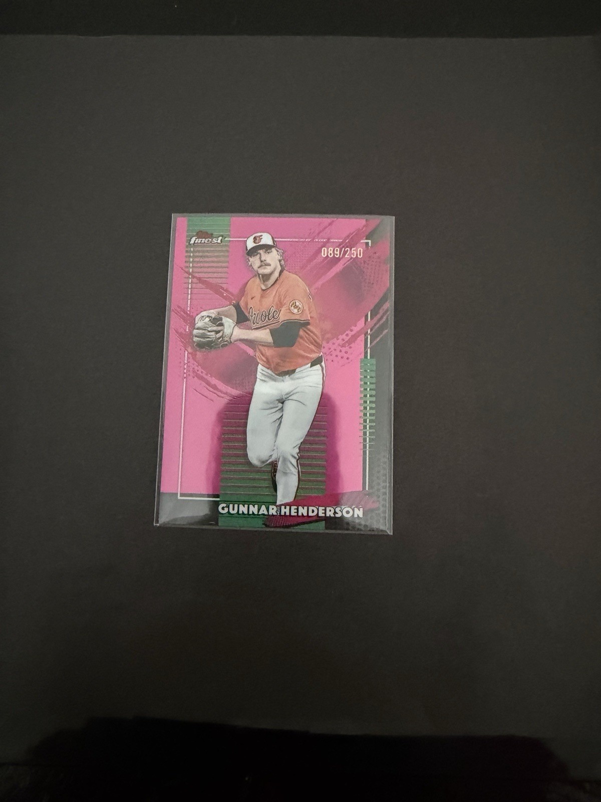 2026 Topps Finest Rare Pink Refractor /250 Gunnar Henderson #254