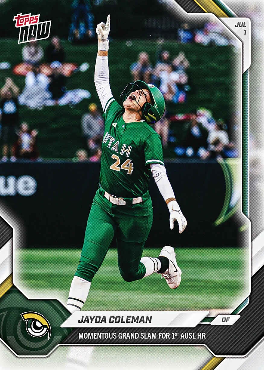 2026 Topps Now AUSL Softball 24-28 Klingler, Williams, Harper, Coleman – Presale