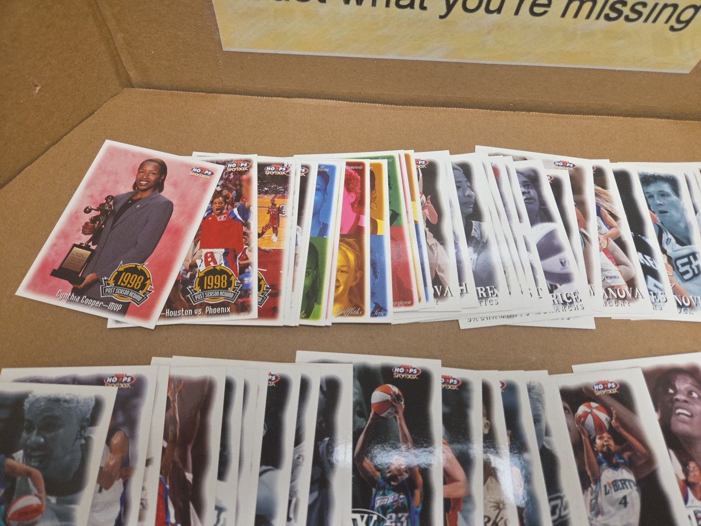 1999 WNBA Hoops Skybox 110 Card Base Set 1-110 *SEE PICS