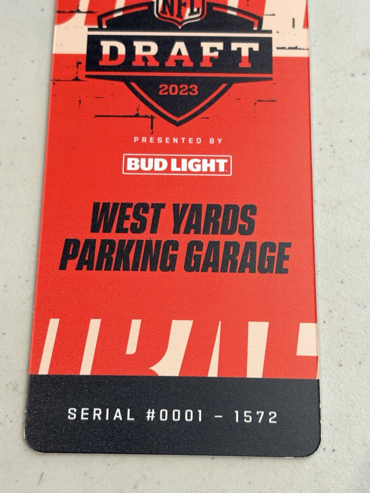 NFL Draft 2023 Parking Pass KC Chiefs Kansas City