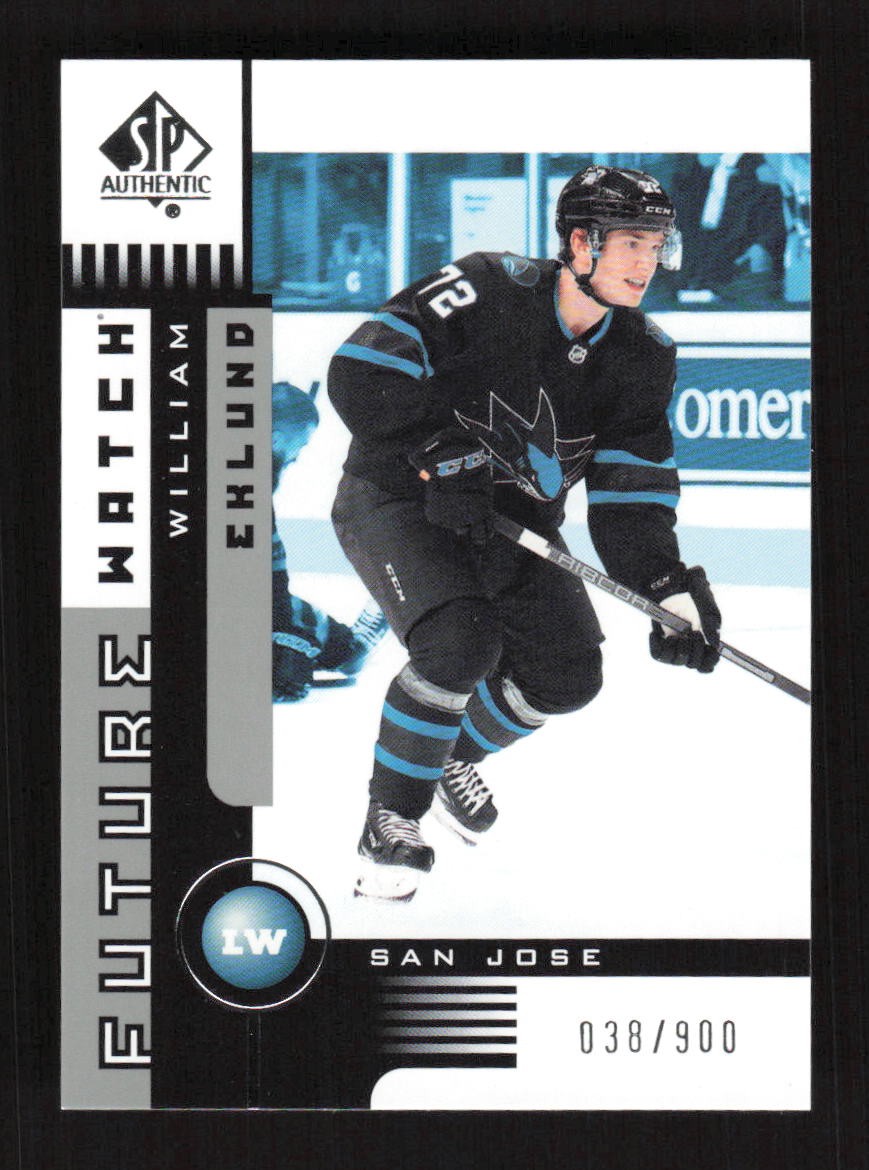 William Eklund 2021-22 SP Authentic 2001-02 Retro Future Watch #/900 #01FW-WE