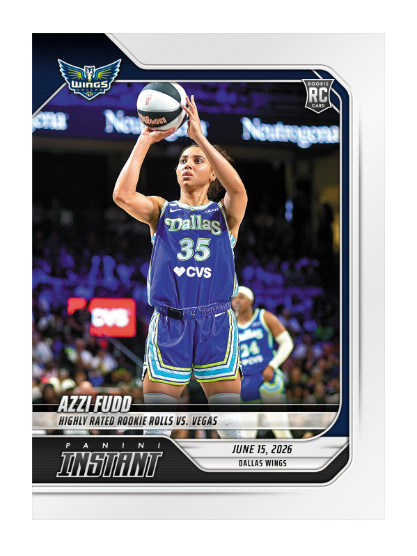 Azzi Fudd RC – 2026 Panini Instant WNBA #160 Dallas Wings PRESALE