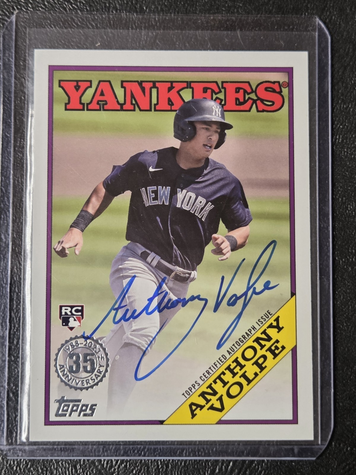 2023 Topps Anthony Volpe 1988 RC Auto 88BA-AV Rookie NY Yankees Autograph