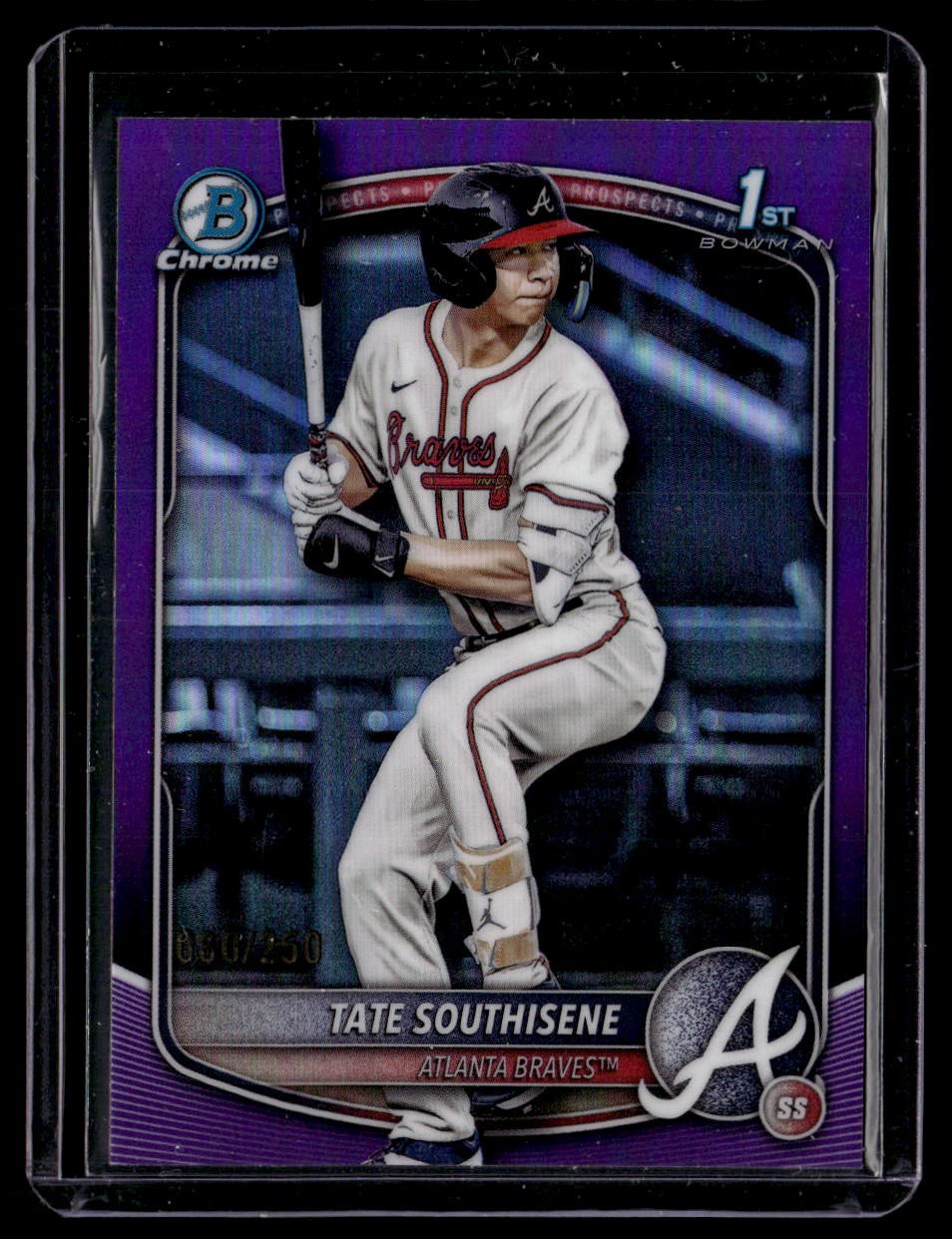 2025 Bowman Draft #BDC-70 Tate Southisene True Purple Refractor /250
