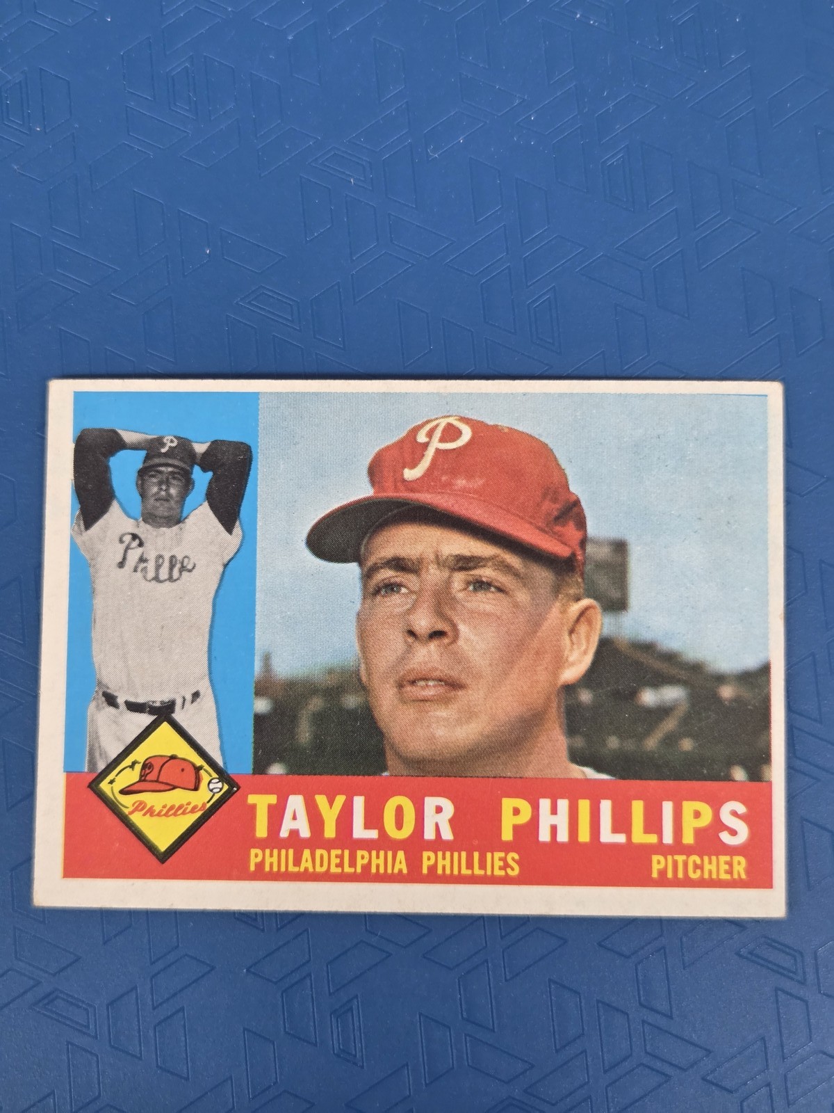 1960 Topps #211 Taylor Phillips Philadelphia Phillies BASEBALL Card 7B