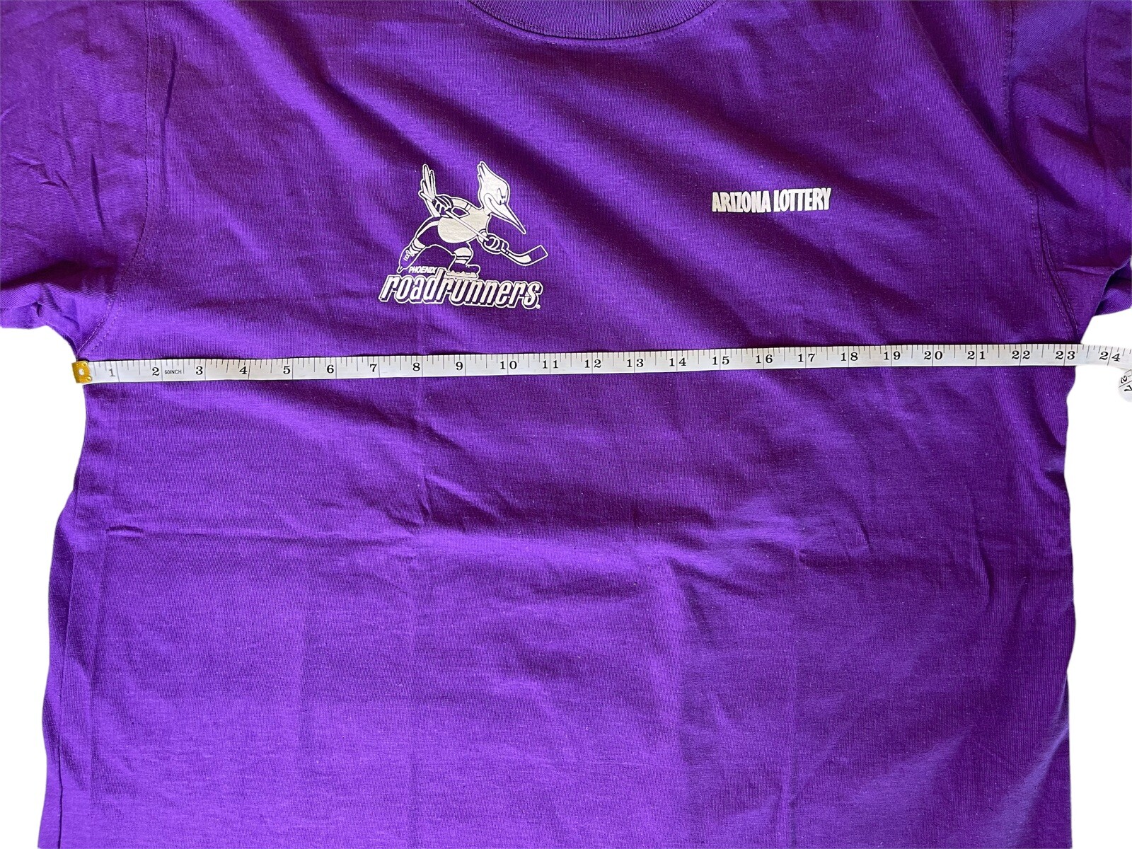 VTG Blitz Studios Phoenix Roadrunners Arizona Lottery Short Sleeve T-Shirt Large