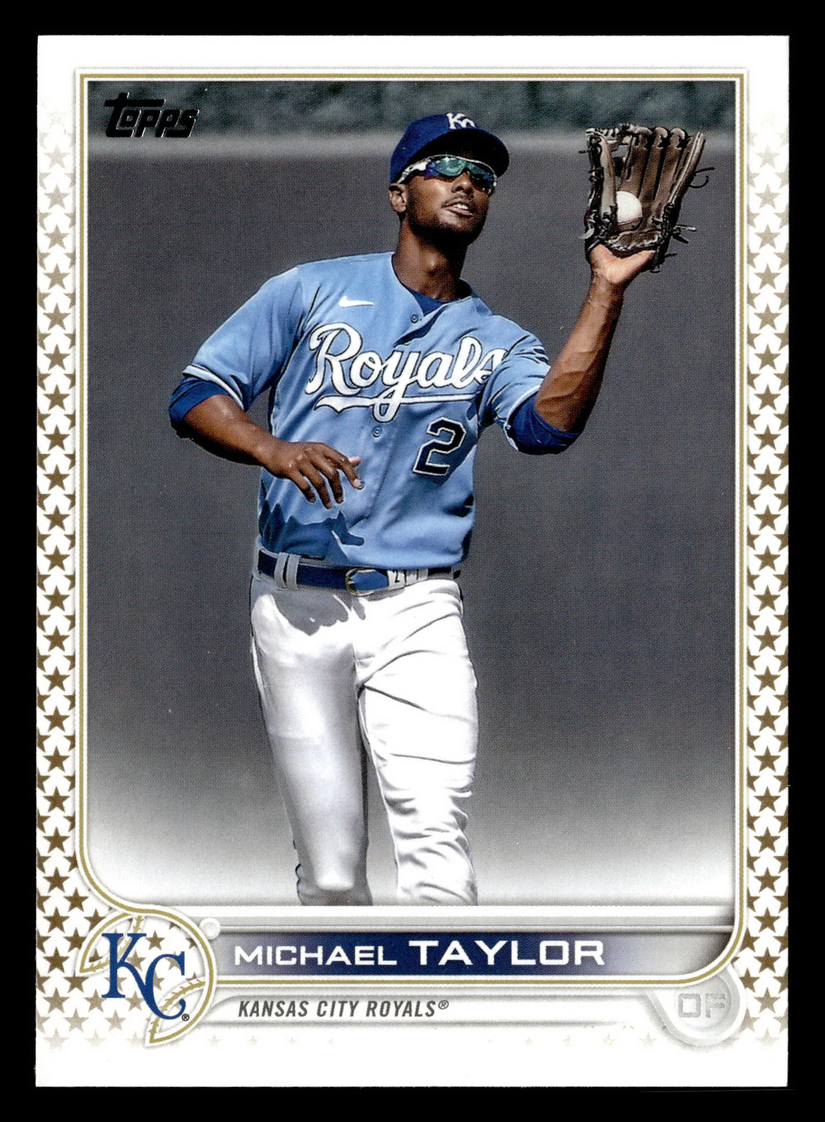 Michael Taylor 2022 Topps Gold Star SP #483 Kansas City Royals *031