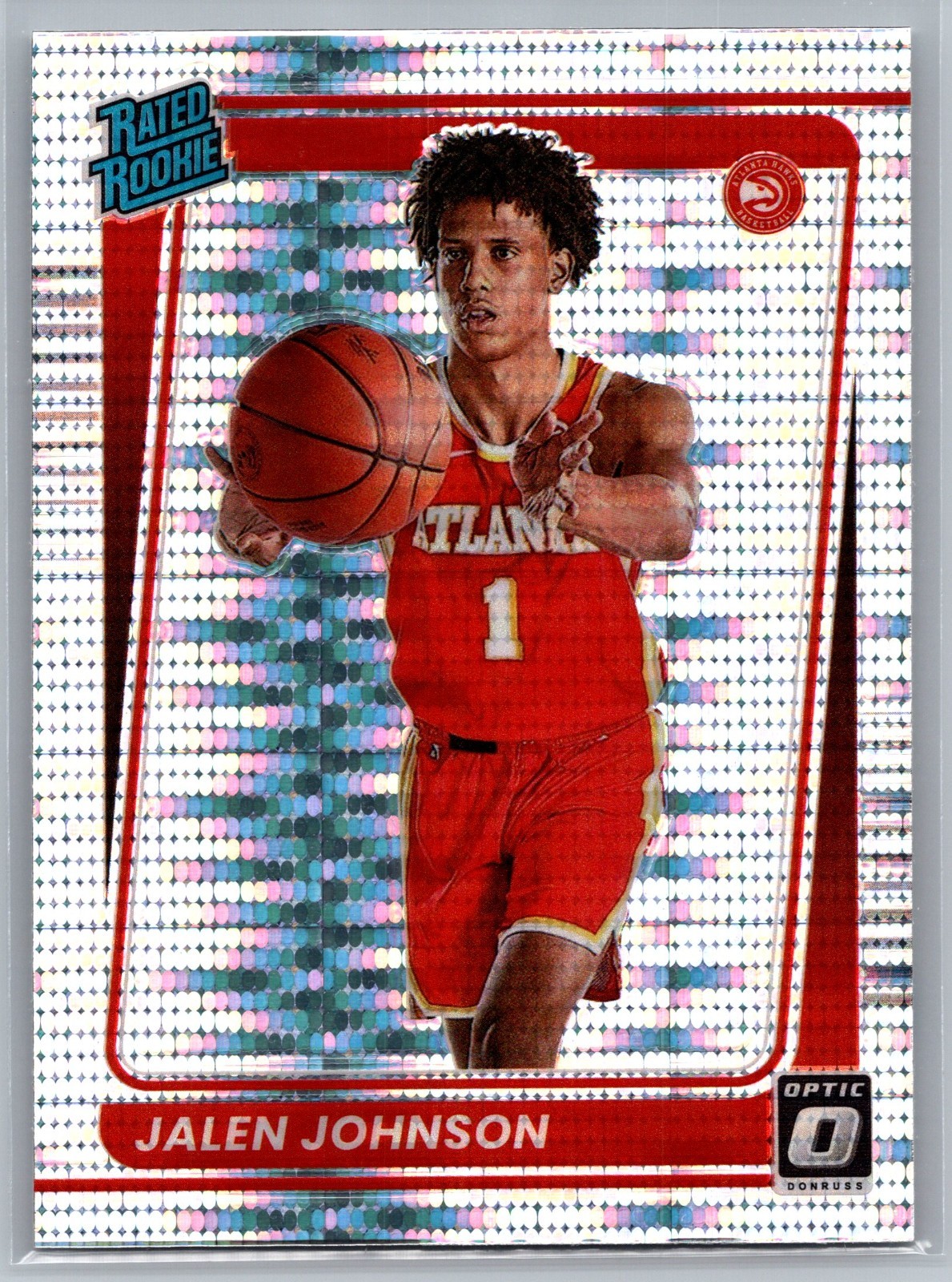 Lot of 16: 2021-22 Donruss Optic #181 Jalen Johnson Silver Pulsar Prizm Rookie