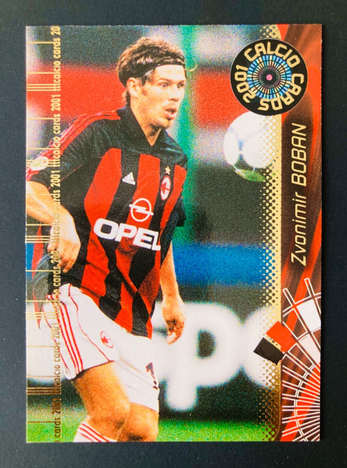 2000-01 Panini Calcio Cards 2001 # 64 Zvonimir Boban AC Milan card
