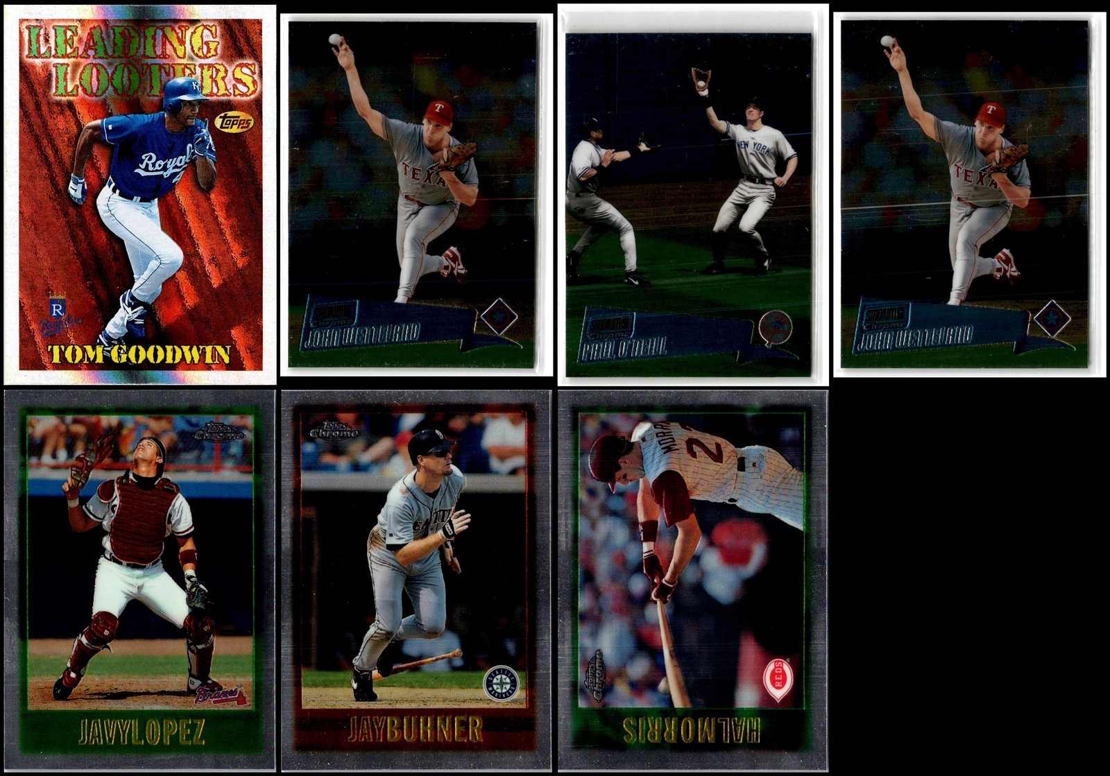 1997 Topps Chrome (7) Card Lot – Last Call – Scoop It Up Before It Disappears!
