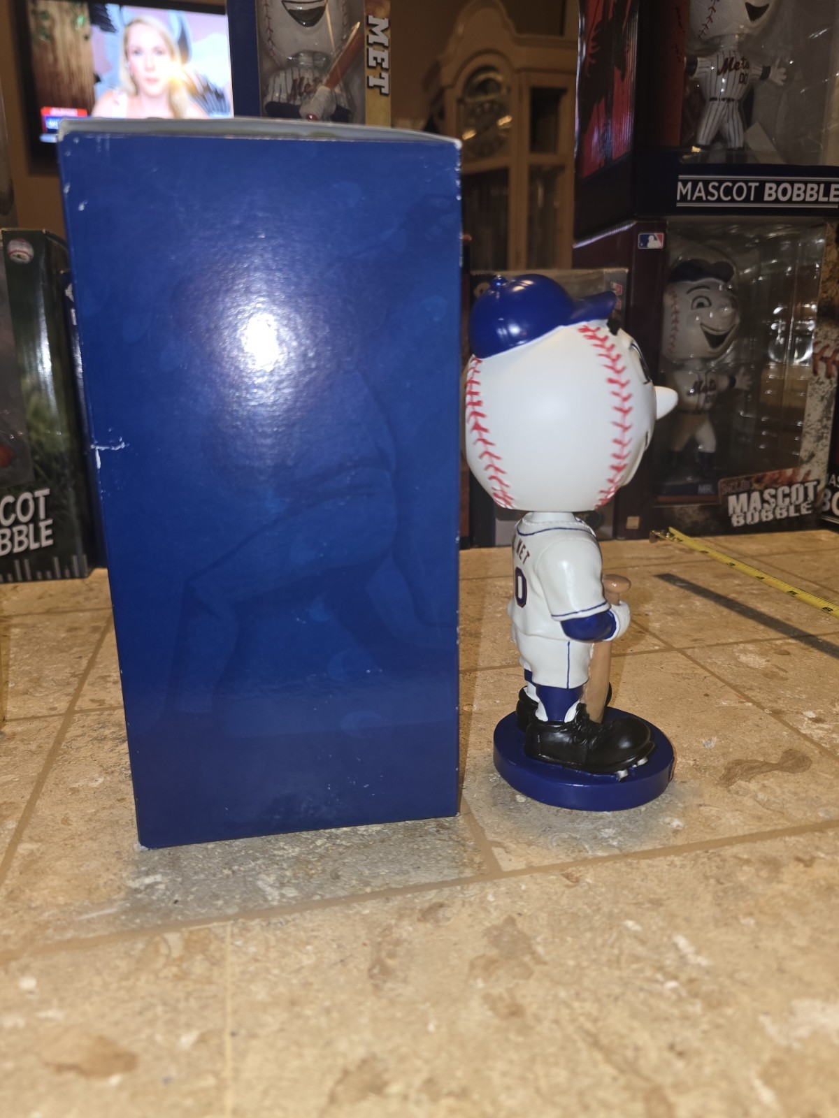 Mr Met Mascot Bobble 2006 Forever Collectibles NY New York Mets Bobble head Foco