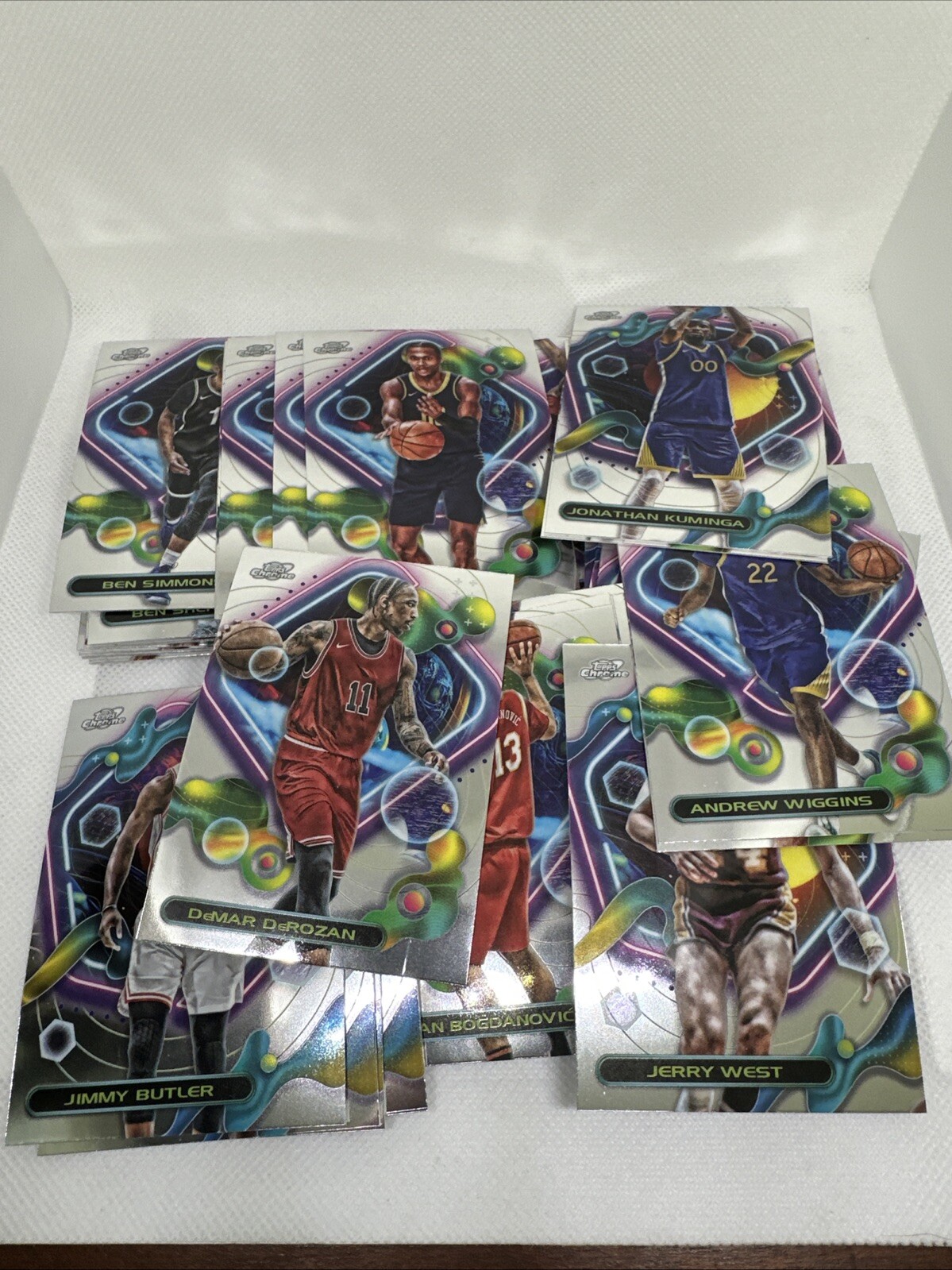 2023-24 Topps Chrome Cosmic Basketball 50 Card Lot Base + Rookie RC Set Builder