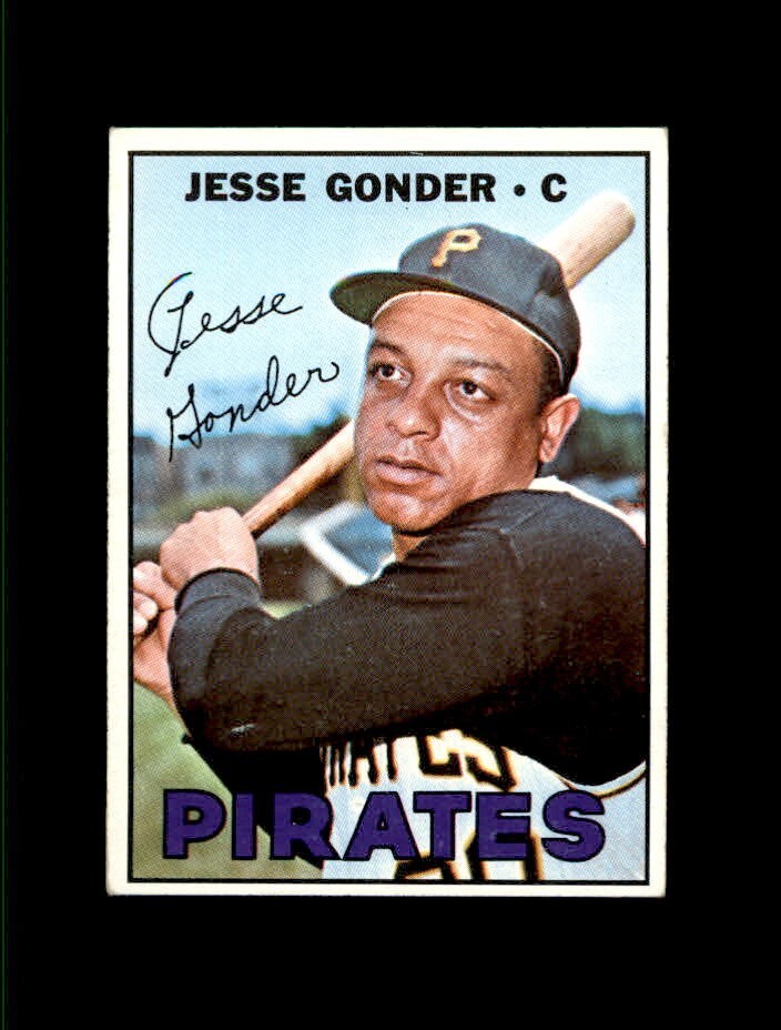 1967 Topps Baseball #301 Jesse Gonder (Pirates) EXMT